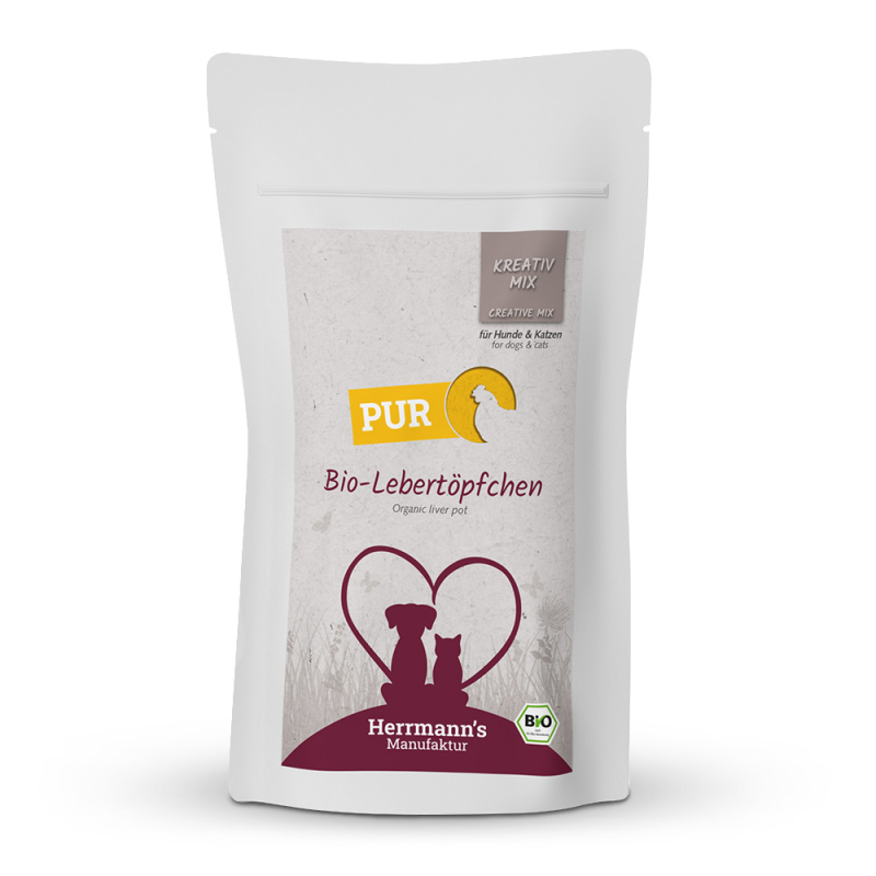 Herrmanns Manufaktur Kreativ-Mix Bio Lebertöpfchen 100g Herrmanns Manufaktur Kreativ-Mix Bio Lebertöpfchen 100g